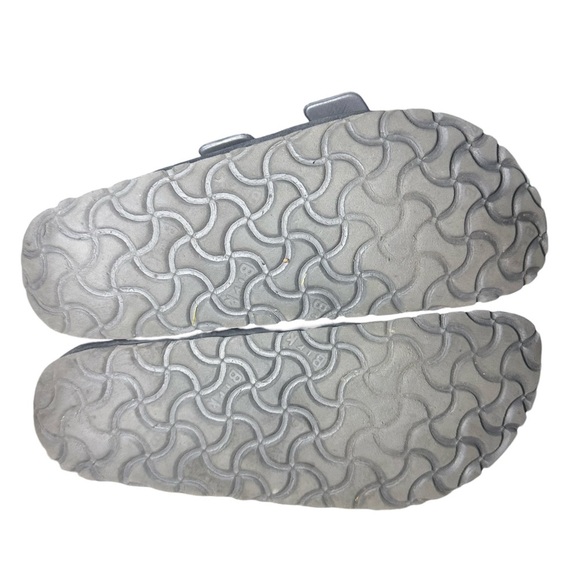 Birkenstock Eva Plastic Gray Two Strap Sandals Women’s Size 36 ~ 5/5.5 Arizonas - Picture 6 of 8